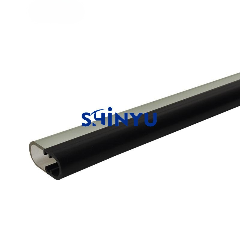 Two-color co-extruded profile translucent ABS+PVC hard pipe strip